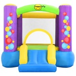 Happy Hop trampolin na napuhavanje s toboganom 260 x 210 x 160 cm PVC
