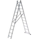 Ljestve aluminijske dvodjelne 2x11 gazišta